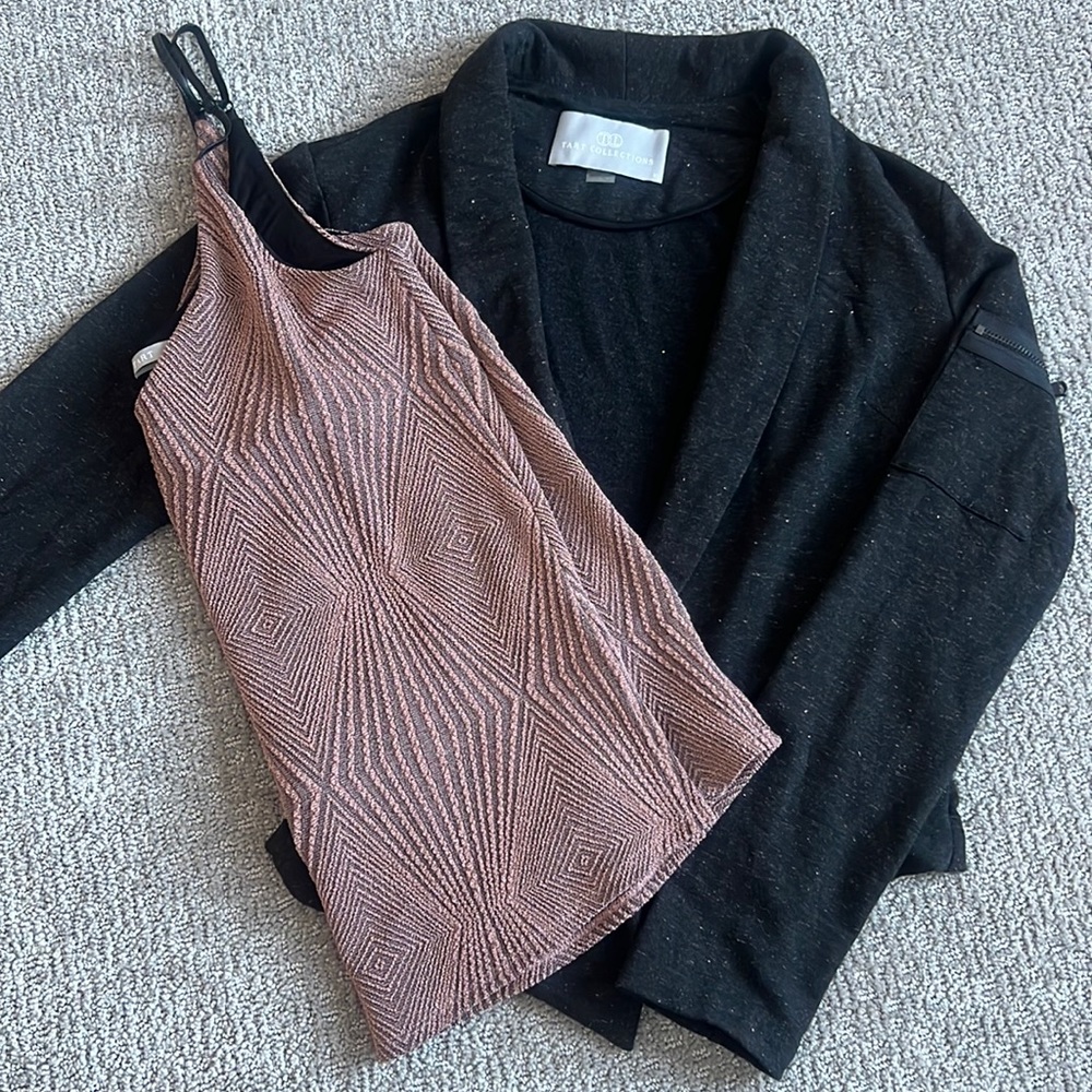 Tart Brand blazer and tank *like new*